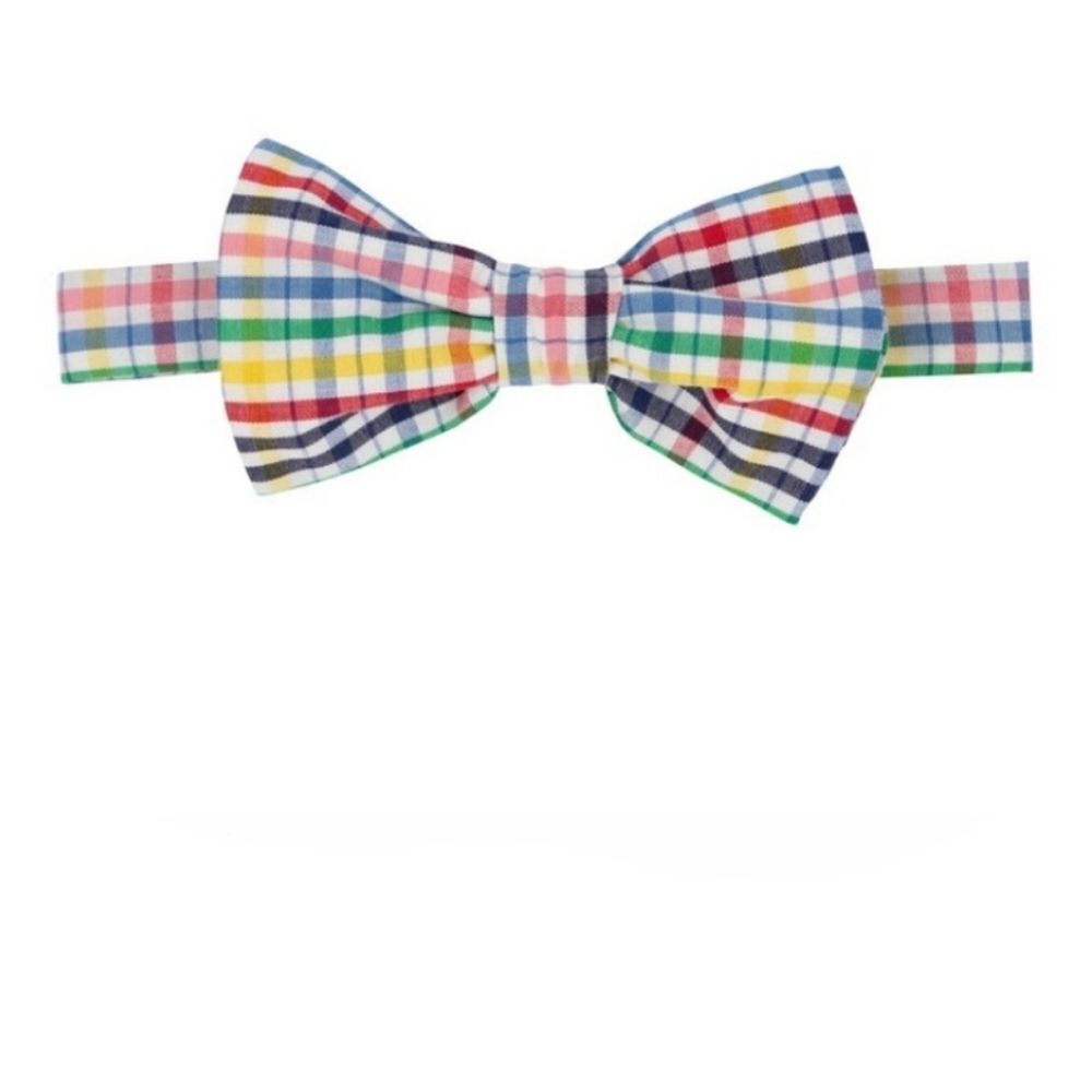 Plaid Rainbow bowtie